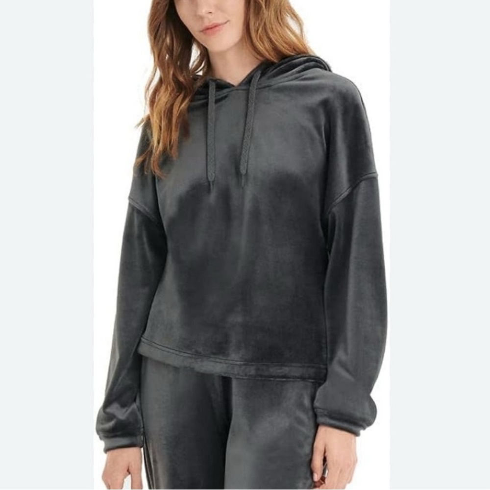 UGG Belden Pullover Hoodie in Ink Black.